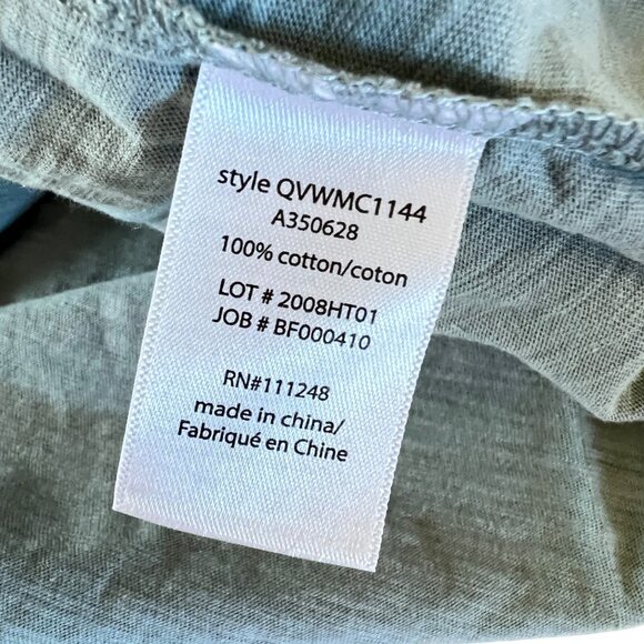 Barefoot Dreams Malibu Collection Slub Jersey Tee Waterfall Size Medium NWT - Picture 8 of 12